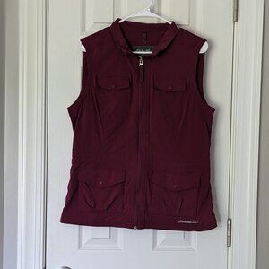 Eddie Bauer Burgundy Vest